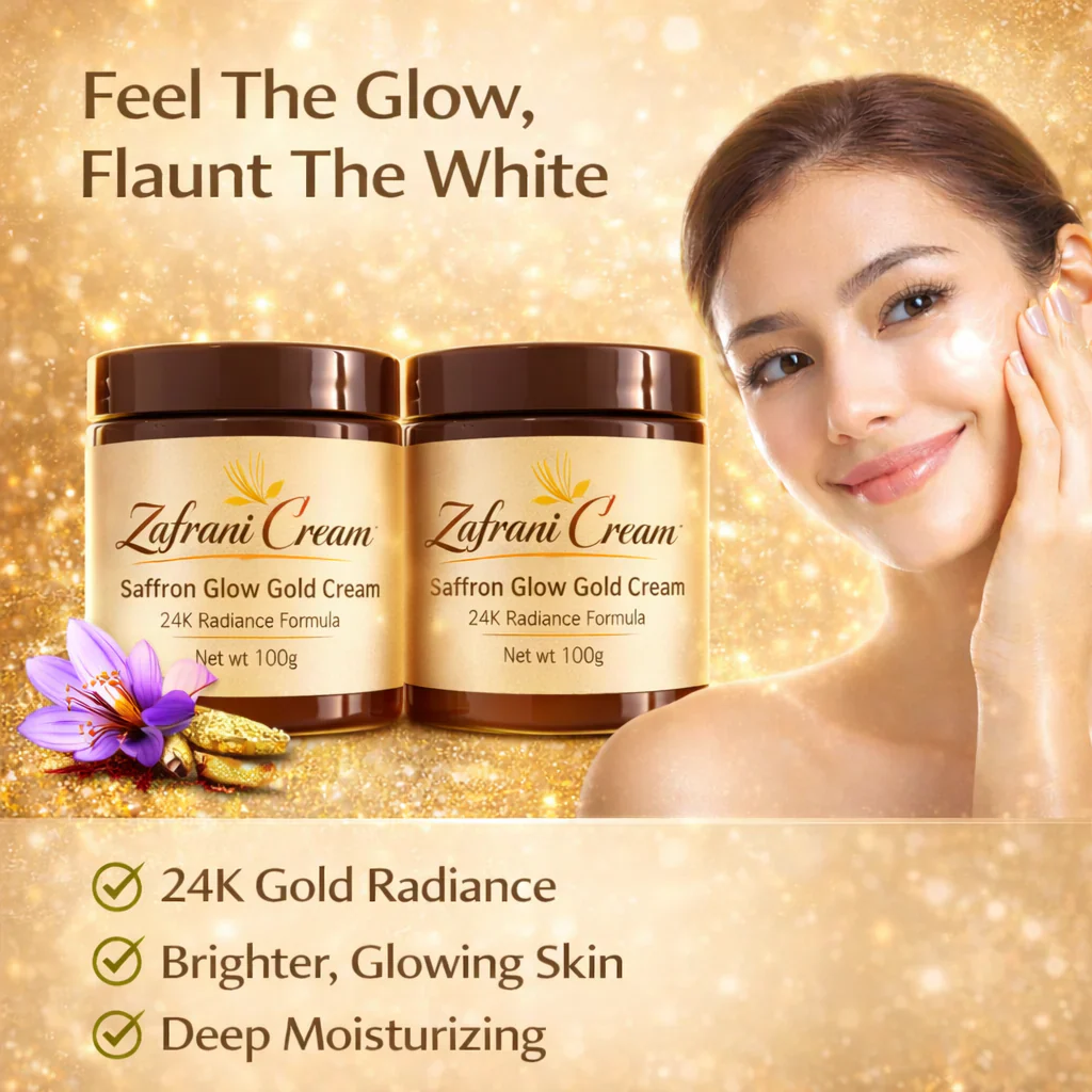 ZAFRANI GLOW GOLD & WHITE BODY CREAM (BUY 1 GET 1 FREE)