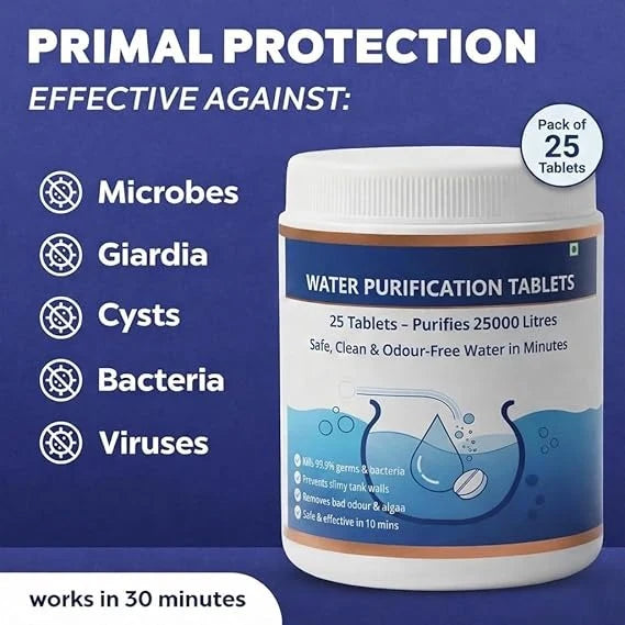 🔥 Water Purification Tablet ( BUY 1 GET 1 FREE) 95000+++ Happy customer's ⭐⭐⭐⭐⭐